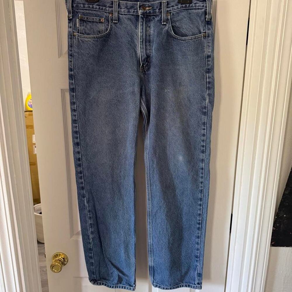Carhartt Jeans B480 DVB Straight Traditional Fit Cotton Jeans- 36x32
